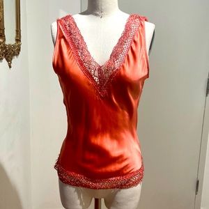 Salmon Caché Silk blouse